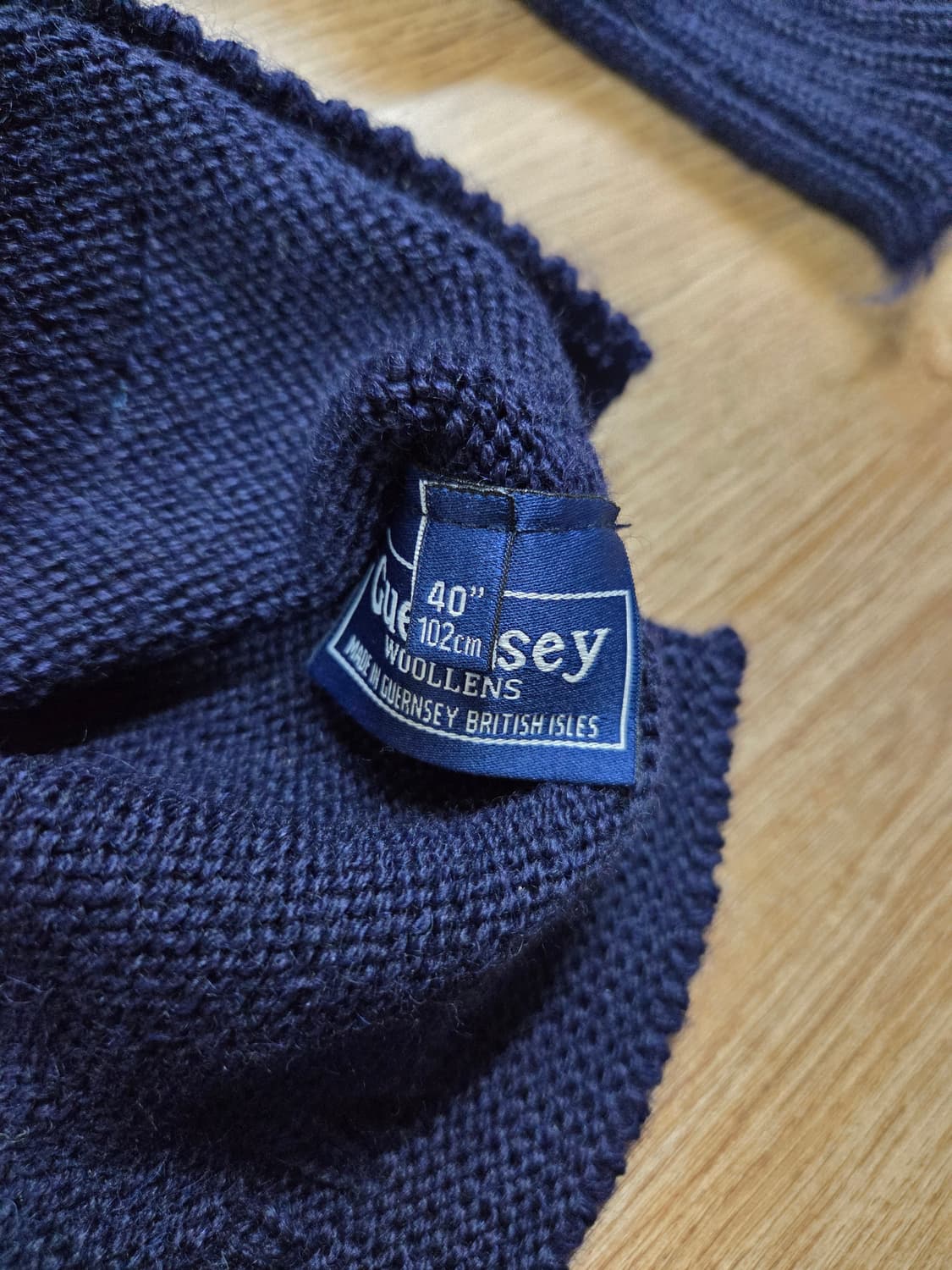 건지 울른스 피셔맨 니트 40size 상품이미지4