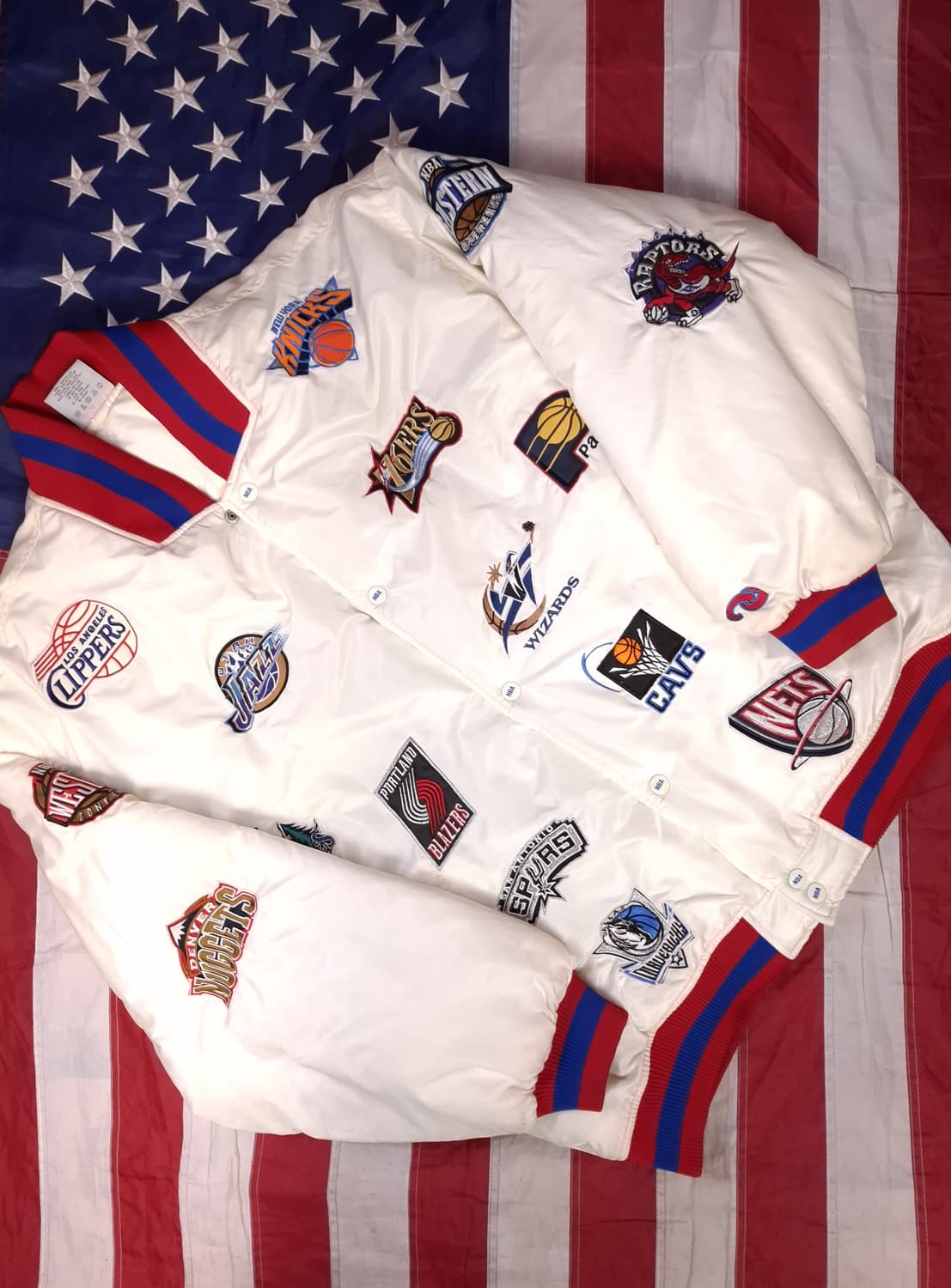 특A 오리지날 UNIQUE X NBA 엠브로이드 바시티자켓 상품이미지1