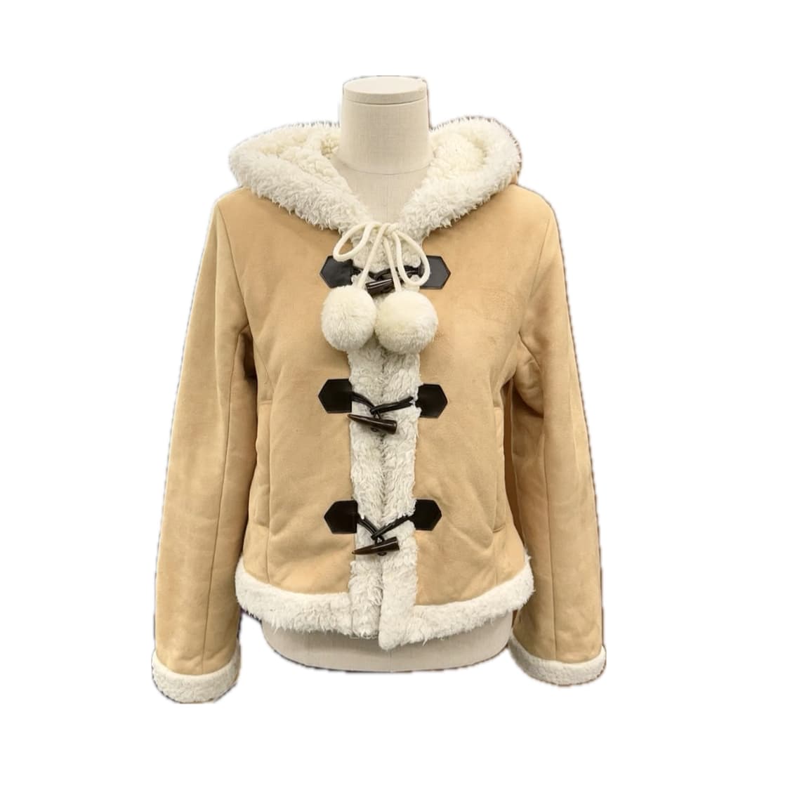 일본 빈티지 Pumpkin 라떼갸루 더플 코트 무스탕 리즈리사트랄라라 상품이미지1