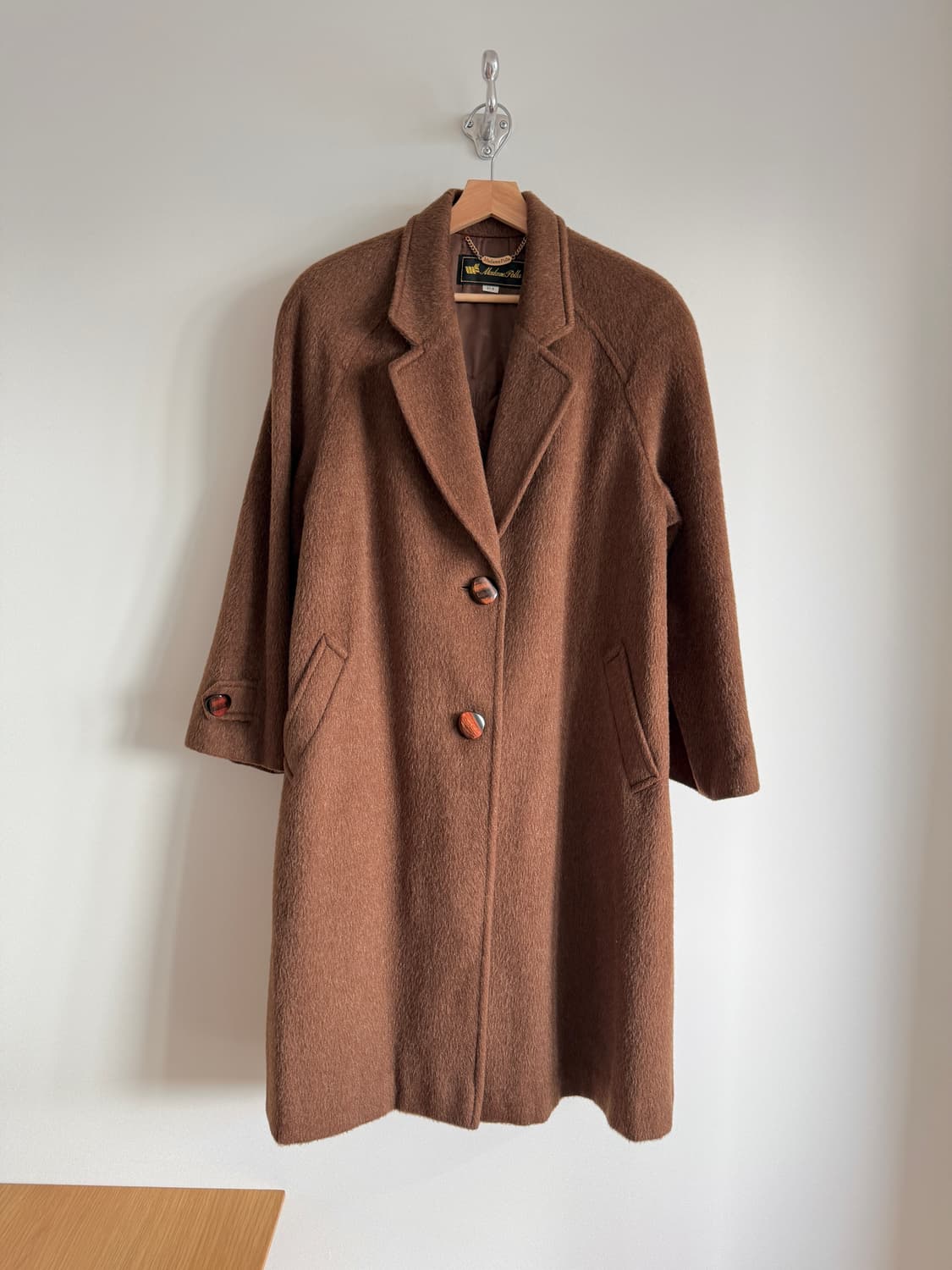 Pre owned 빈티지 울 코트 상품이미지1