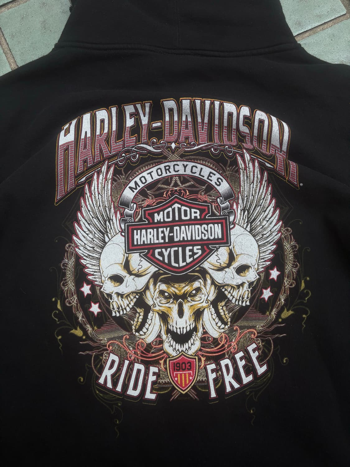 할리데이비슨 서울 후드집업 L 상품이미지3