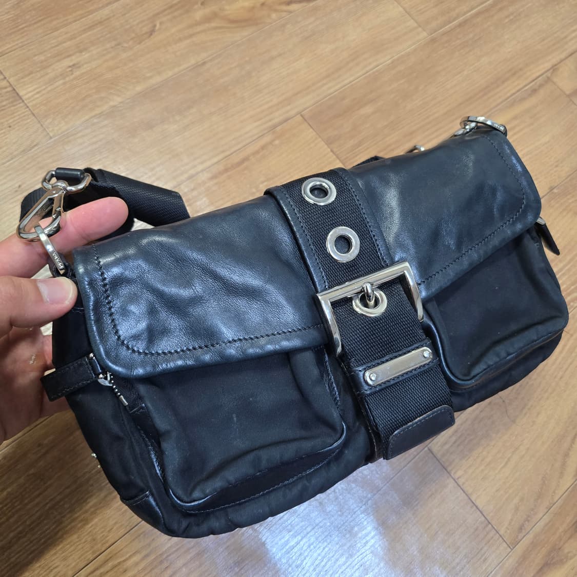 PRADA 프라다 포코노 가죽 숄더백  상품이미지2
