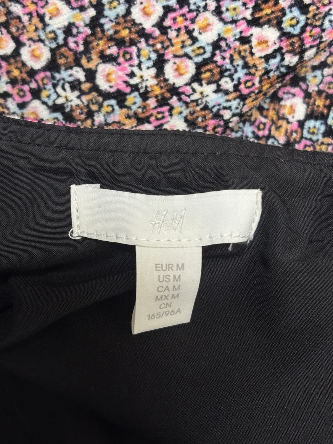 H&M 플라워 코듀로이 미디 원피스 상품이미지3