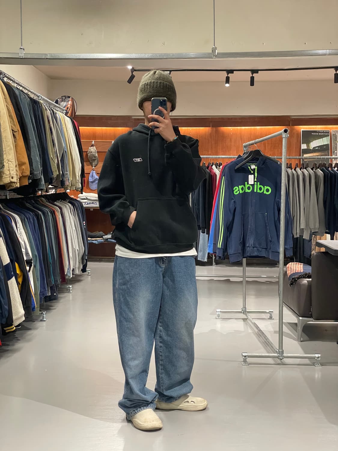 리복 후드 티셔츠   상품이미지2