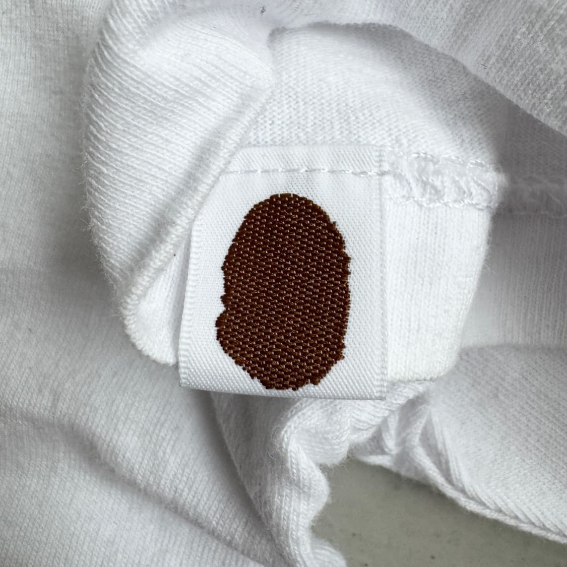 베이프 제팬 컬리지 시티 빅사루 반팔 티셔츠 화이트 상품이미지6