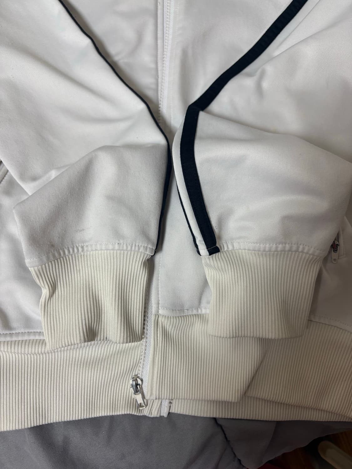 (S)아디다스 파이어버드 구파이어버드 져지집업 트랙탑 화이트 상품이미지3