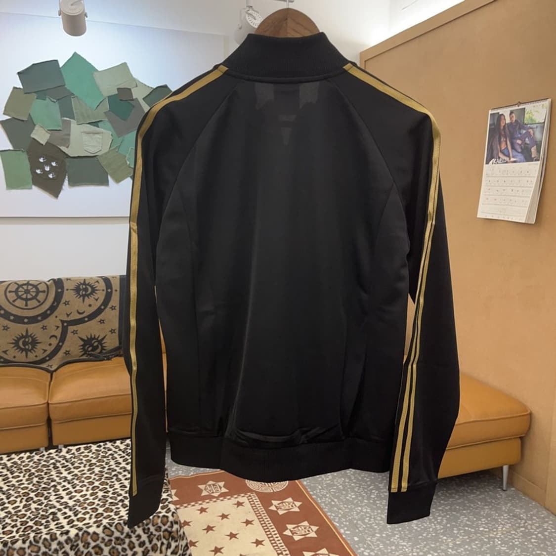 아디다스 올드스쿨 레트로 Y2K 큐빅 검골 져지 집업 100 C09110 상품이미지4