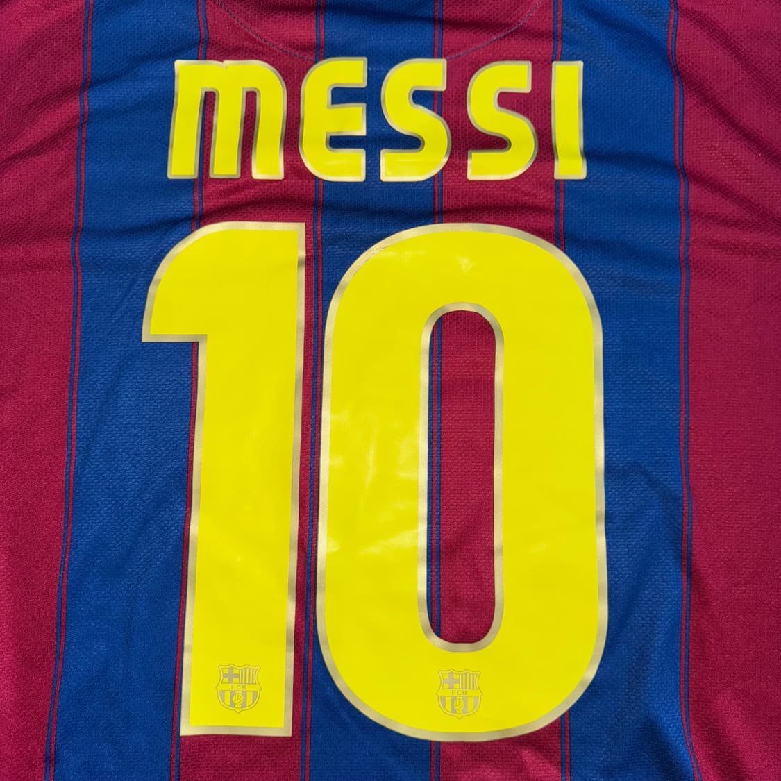 09-10 나이키 바르셀로나 홈 유니폼 #10 메시 상품이미지7