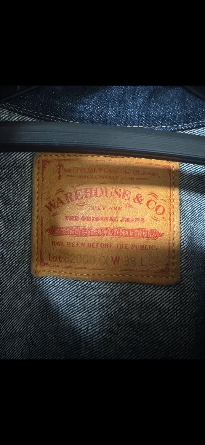 웨어하우스 DSB S2000XX 대전판 데님자켓 38사이즈 상품이미지2