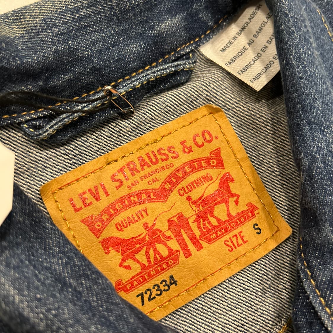 [S] 19FW 리바이스 데님 트러커 자켓 청자켓 A636 상품이미지5