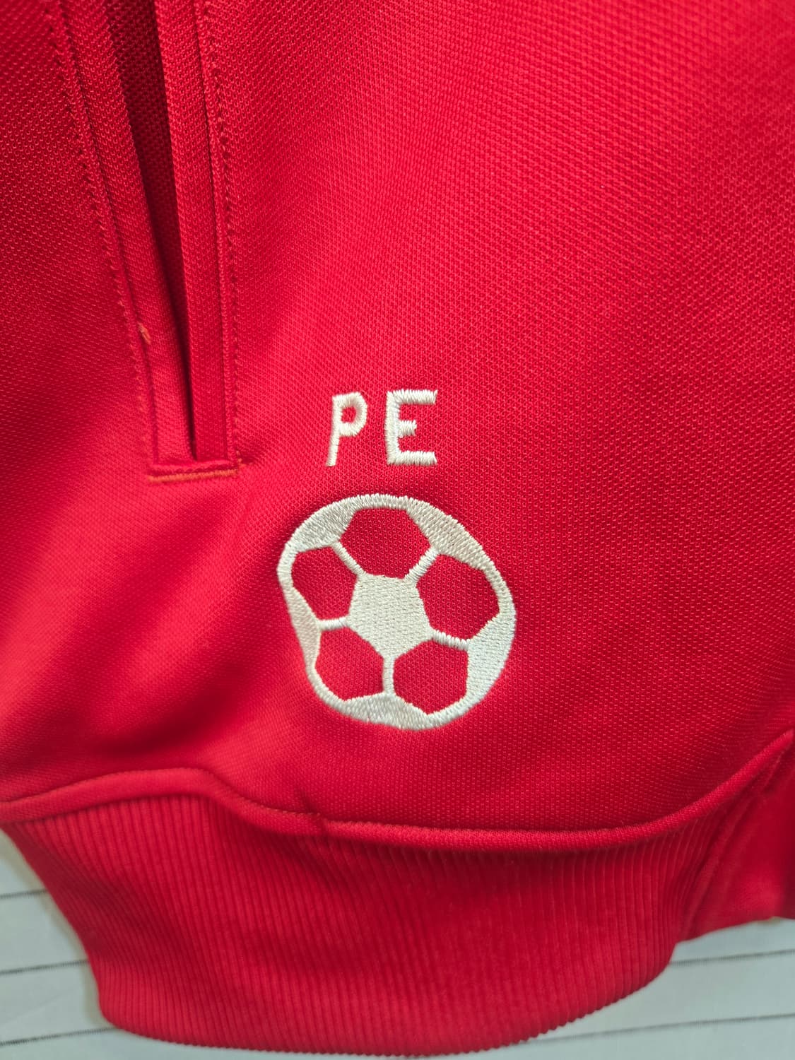 아디다스 페루 축구 져지 트랙탑 레드 상품이미지3