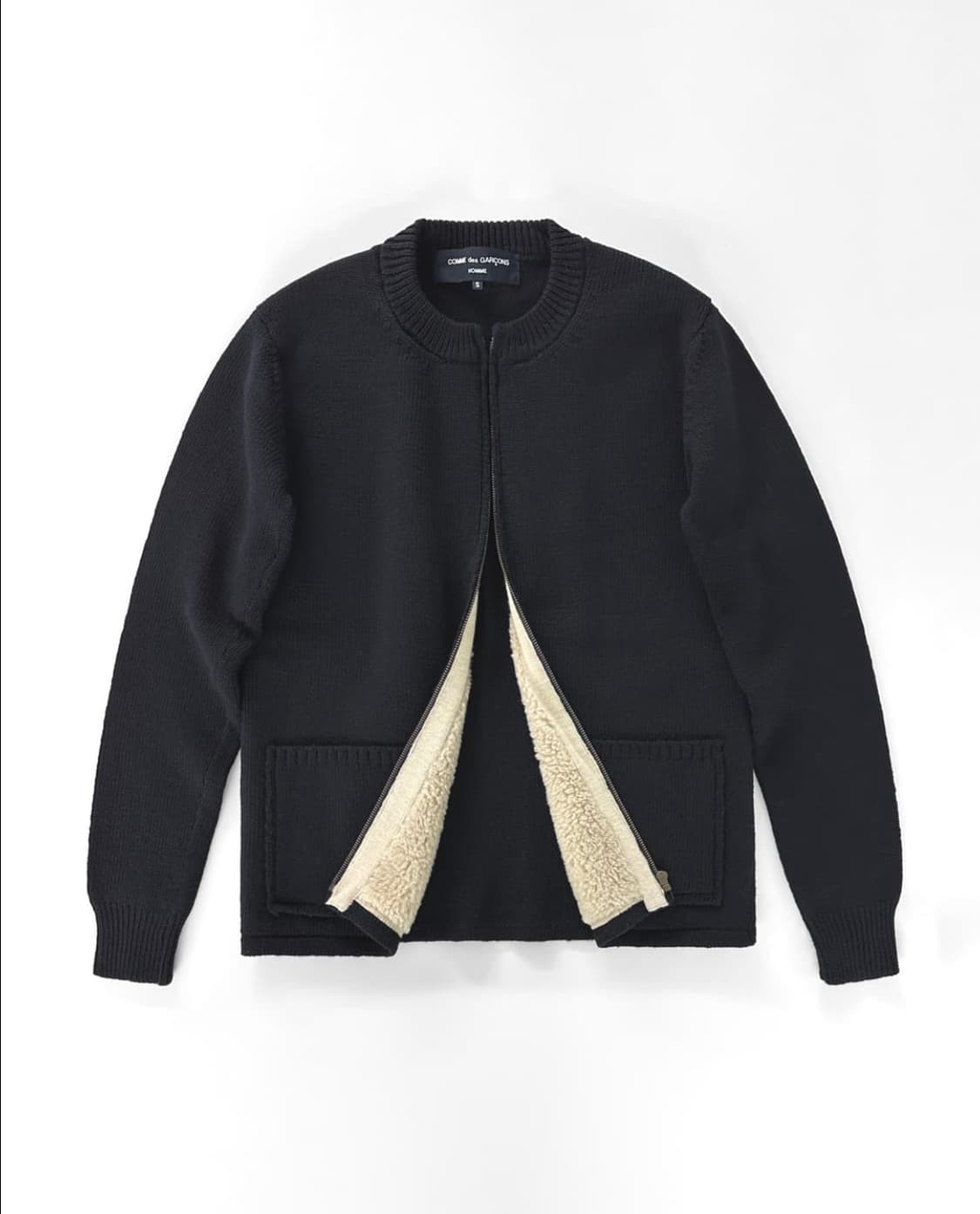 꼼데가르송 옴므 집업 스웨터 05aw S 상품이미지2