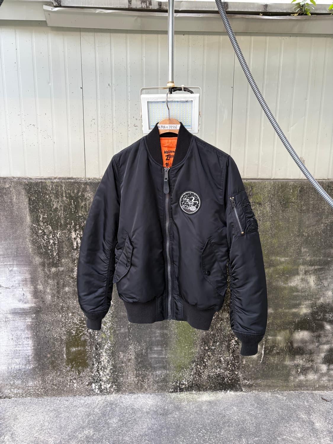 알파 x JESSE (일본 밴드 멤버) ma-1 자켓 상품이미지1
