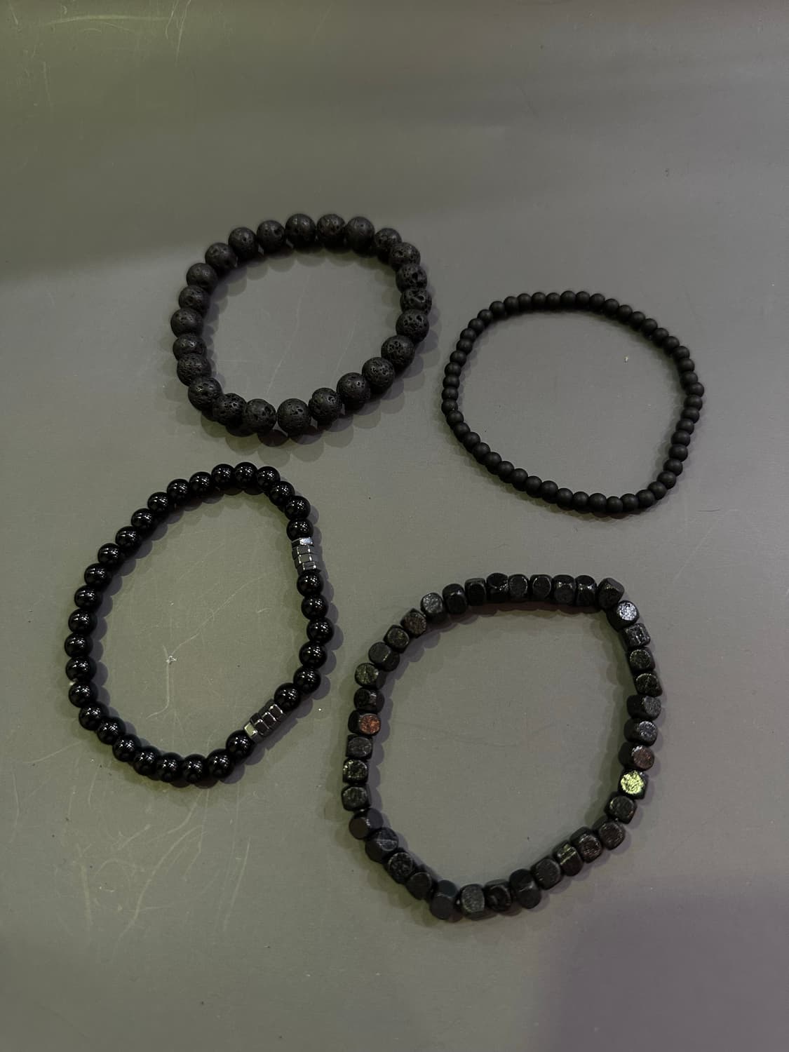 팔찌 세트 black 3 상품이미지3
