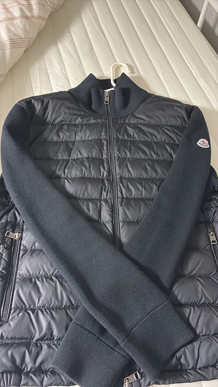 몽클레어 니트패딩 블랙  상품이미지1