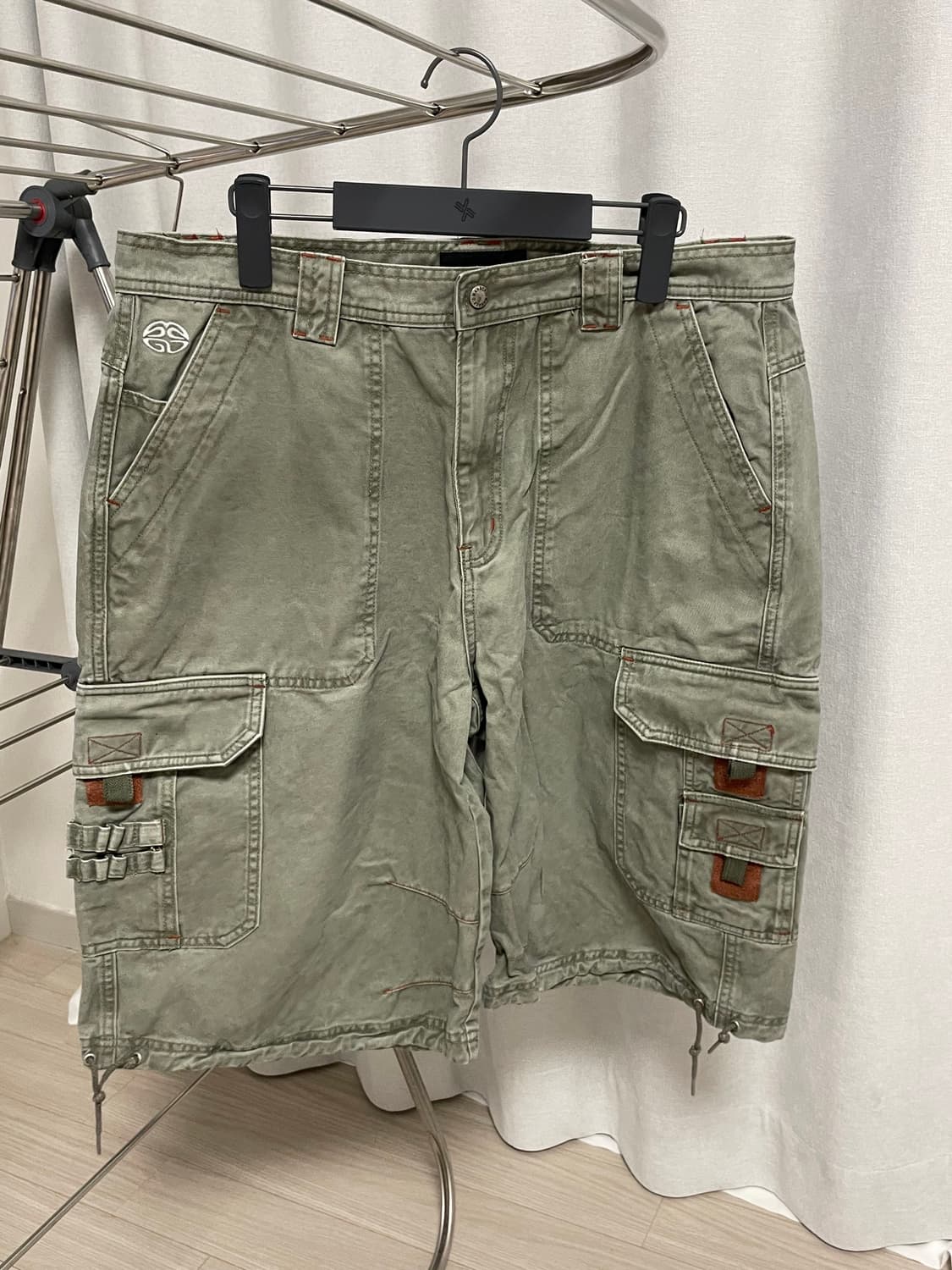 [L] 마하그리드 버뮤다 카고팬츠 반바지 카키 상품이미지4