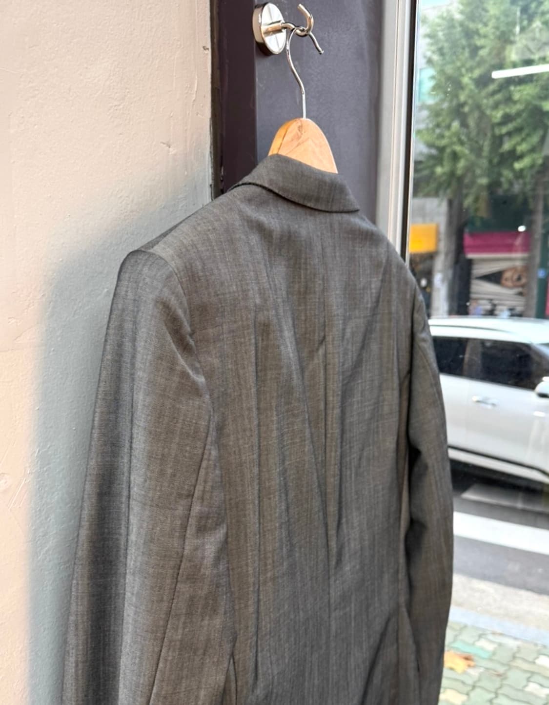 48R/ 제냐 울 모헤어 블레이저 자켓 상품이미지8