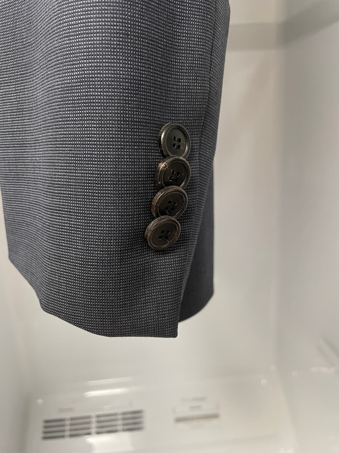 솔리드옴므 봄가을 네이비 패턴 블레이져 95사이즈 상품이미지4