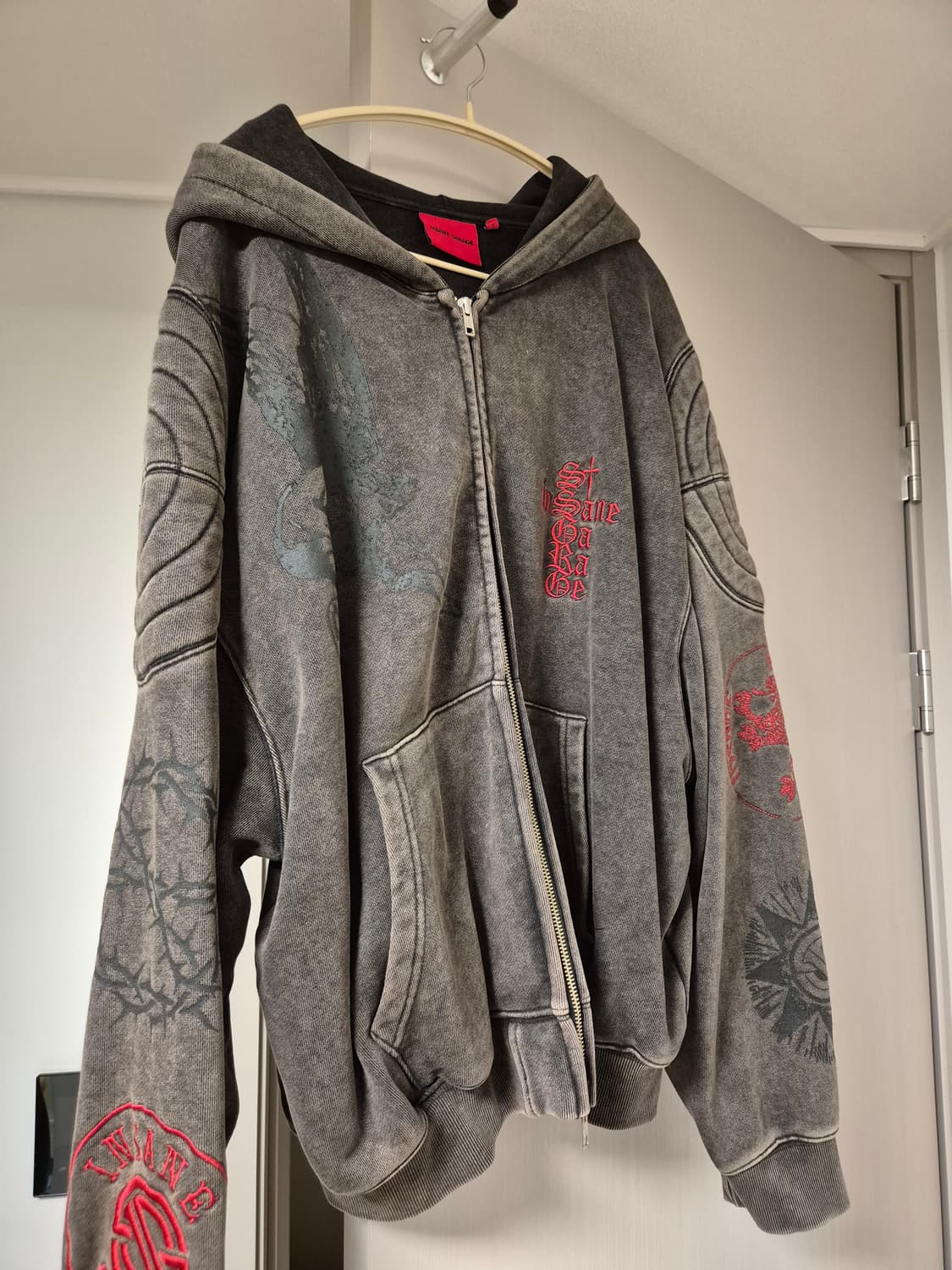 [2] 인세인개러지 패디드 숄더 후드집업 상품이미지2