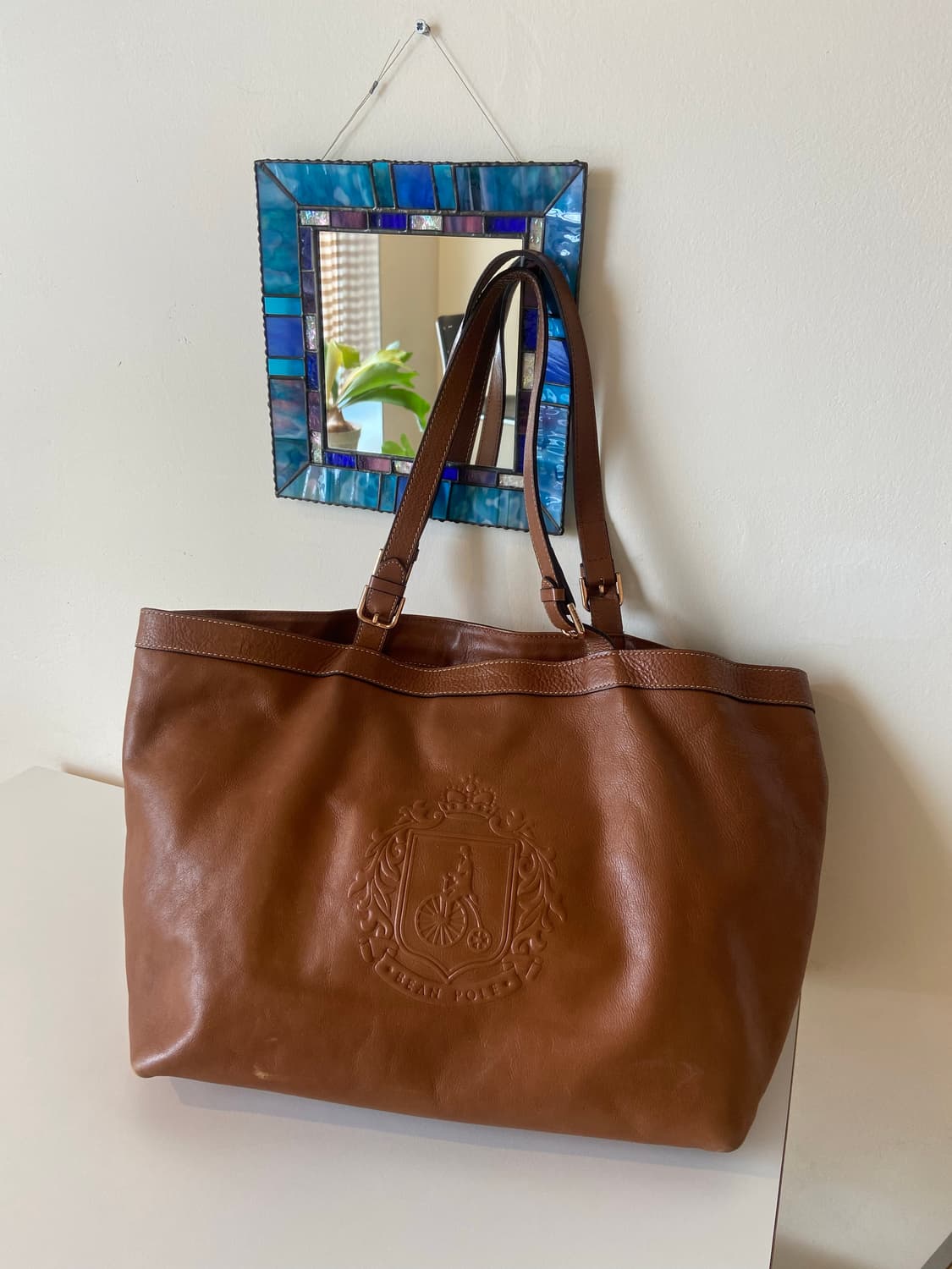 빈폴 가죽 숄더백 토트백 상품이미지1