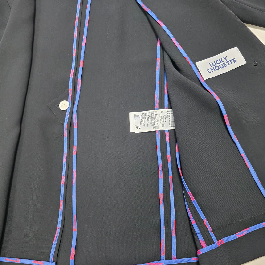 0794 럭키슈에뜨 정품 블랙 싱글자켓 36 (55) 상품이미지5