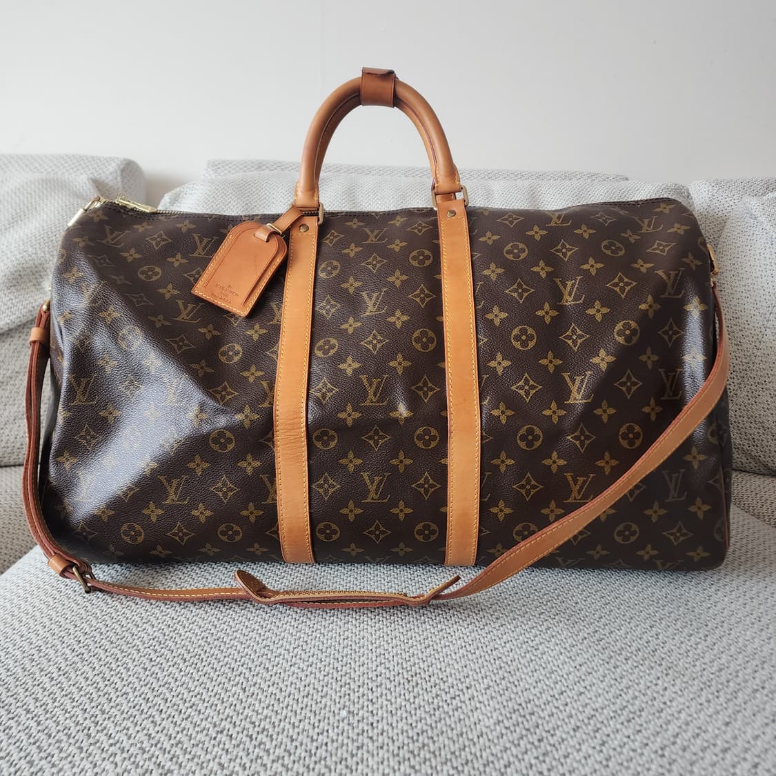 상태최상 루이비통 키폴 55 모노그램 반둘리에 보스턴백 여행가방 상품이미지1