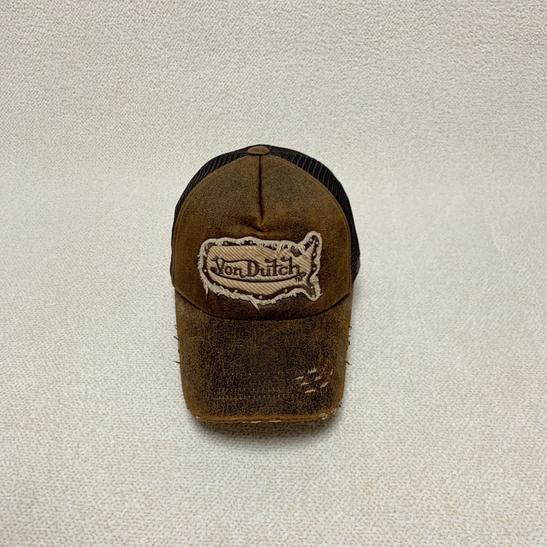 Von Dutch Vintage Distressed Trucker Cap 상품이미지2