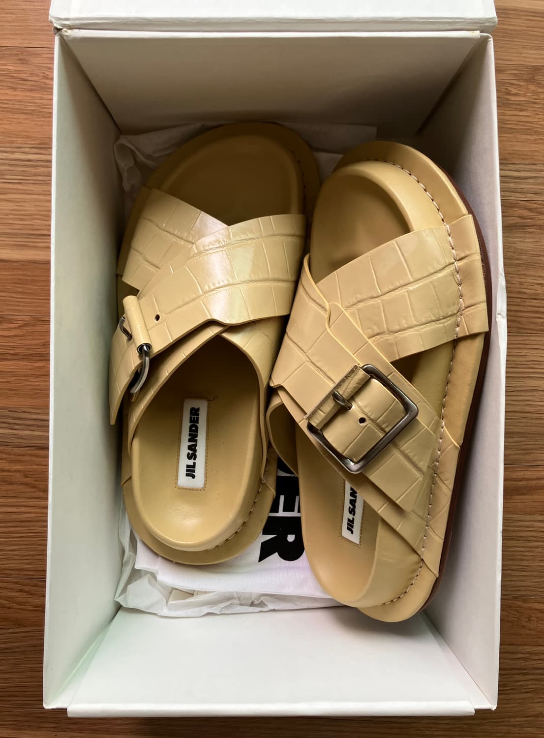 JIL SANDER 질샌더 레더 샌들 상품이미지5