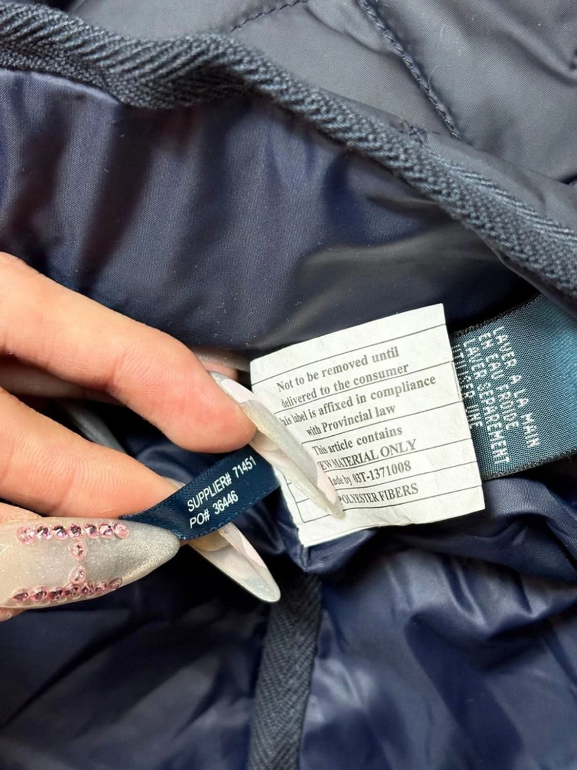 폴로 랄프로렌 00's 클래식 카라 골덴 퀼팅 베스트 PN6597 상품이미지10