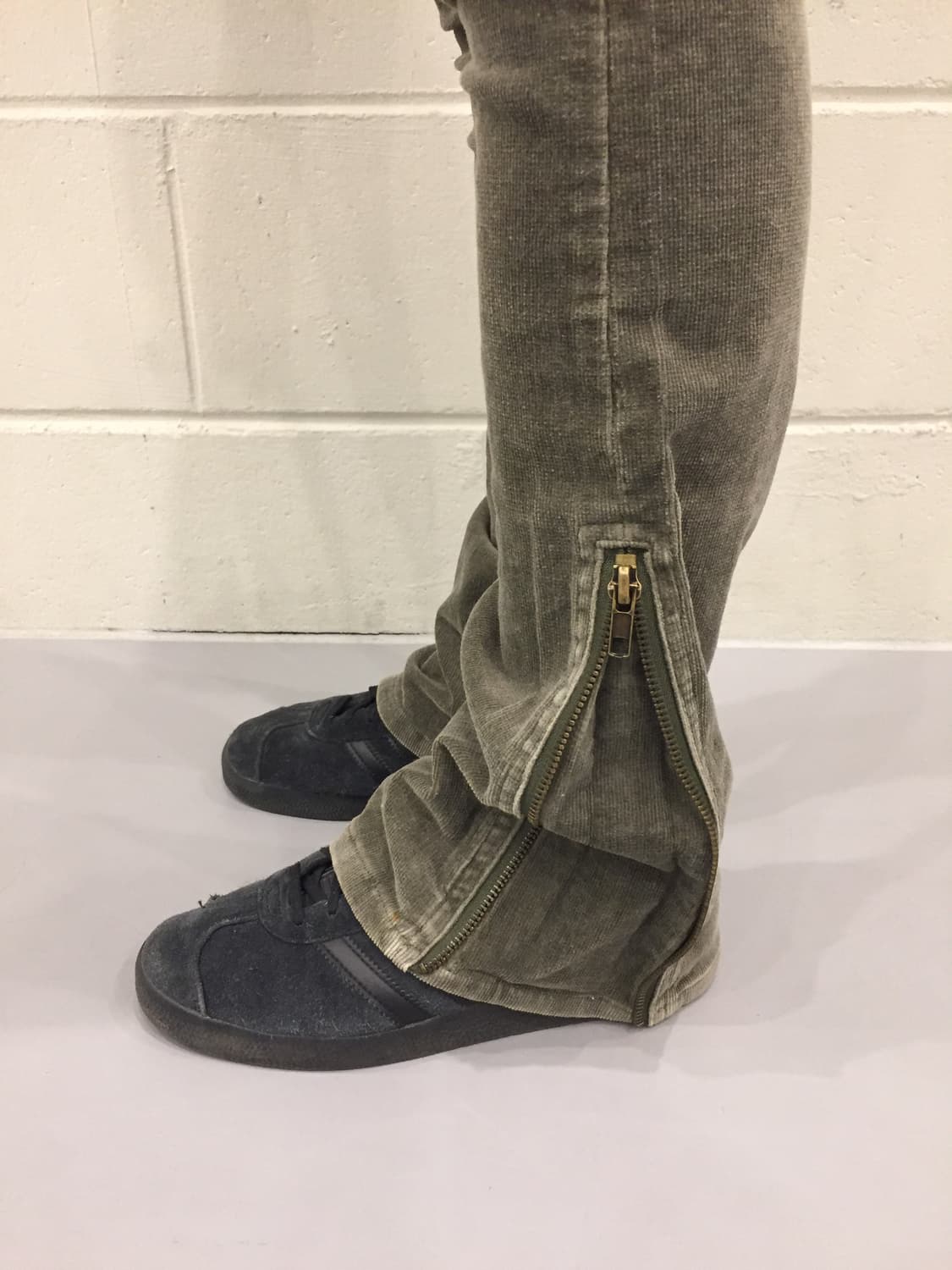 unknown y2k 부츠컷 지퍼 데님 상품이미지8