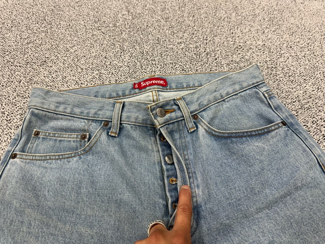 슈프림 일본생산 셀비지 데님 상품이미지2