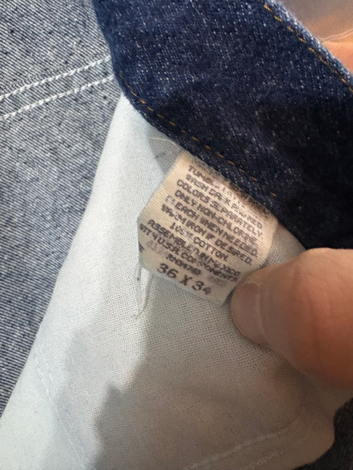80-90‘s vtg Lee 202 denim pant. 상품이미지5