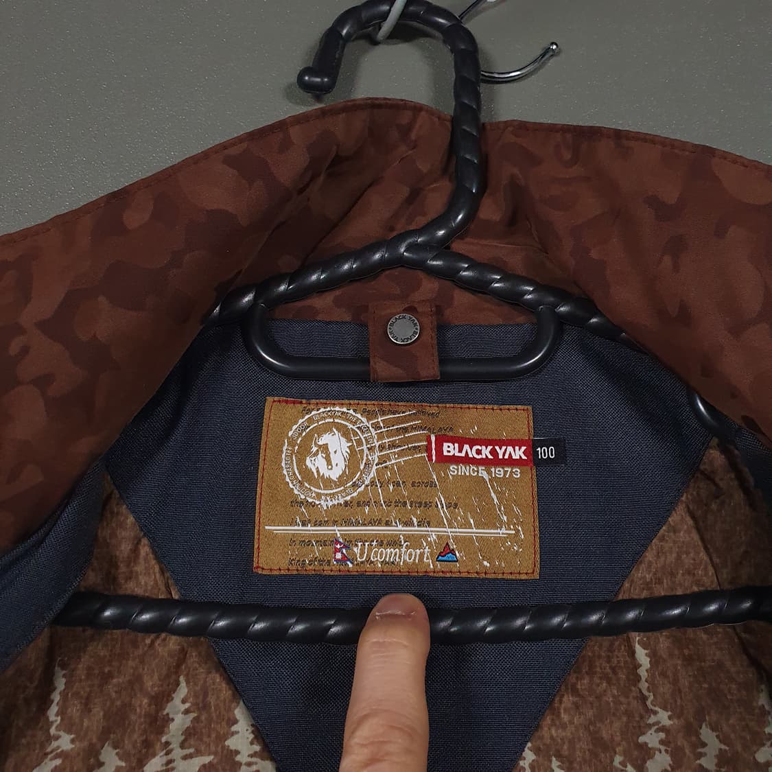 L) 블랙야크 U 프로 컴포트 지퍼 포켓 바람막이 마운틴 자켓 고프코어 상품이미지8