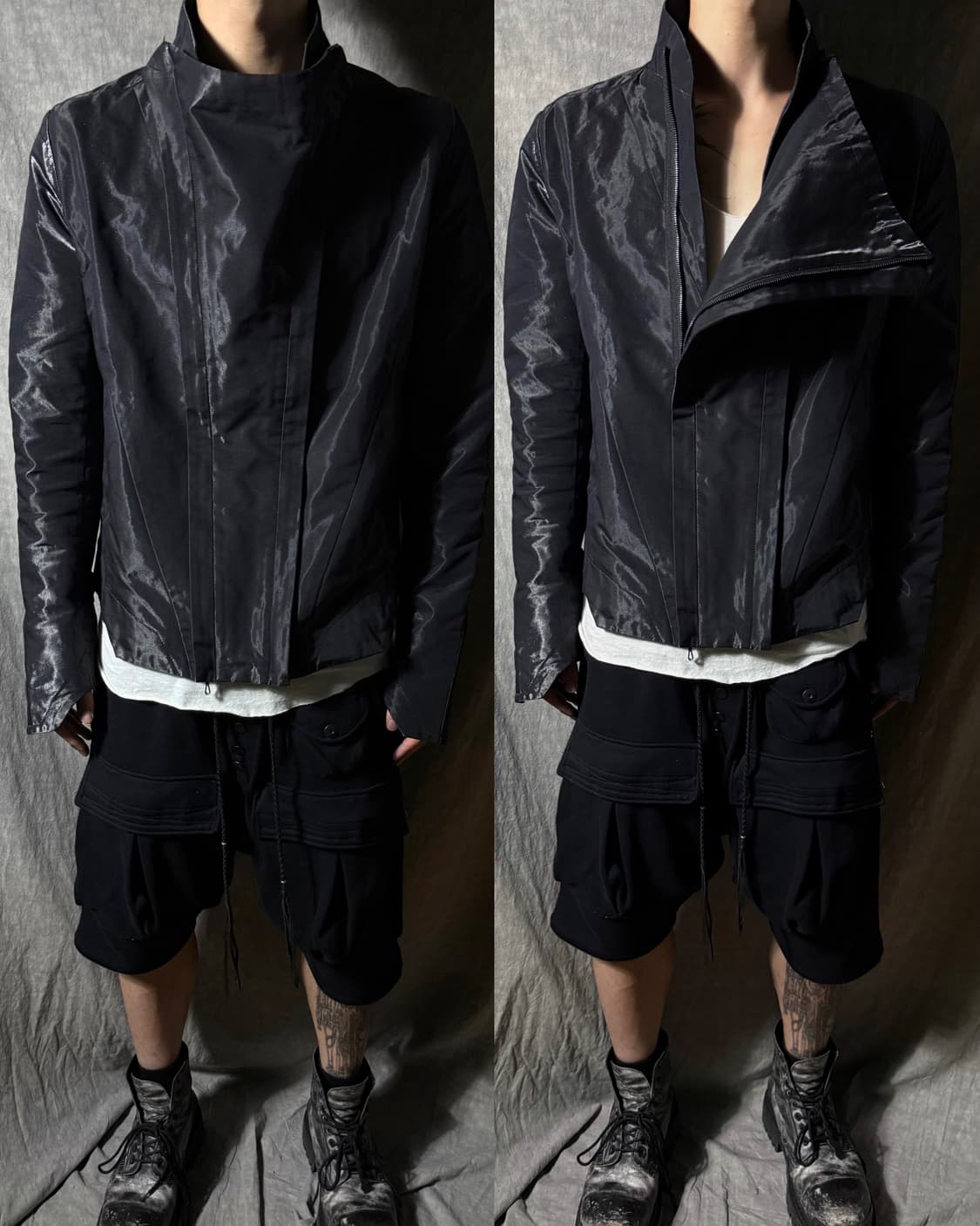 Julius Asymmetric High Neck Jacket 상품이미지1