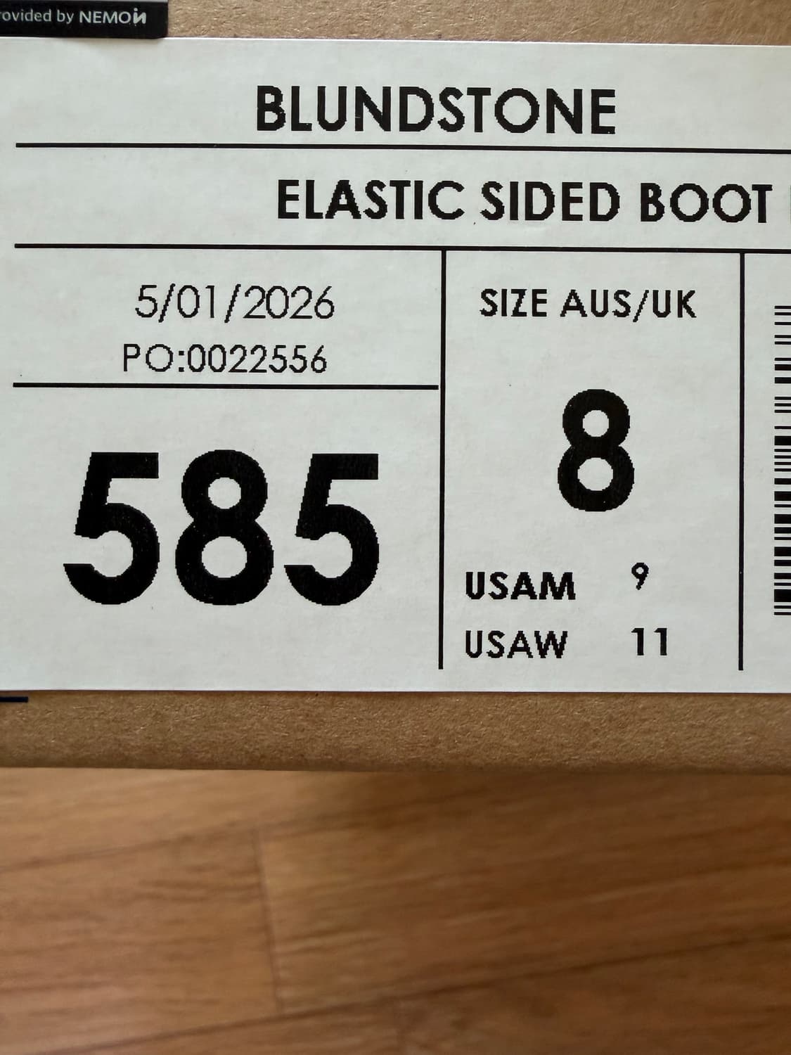 블런드스톤 585 러스틱브라운 AU8(270) 새상품 상품이미지4