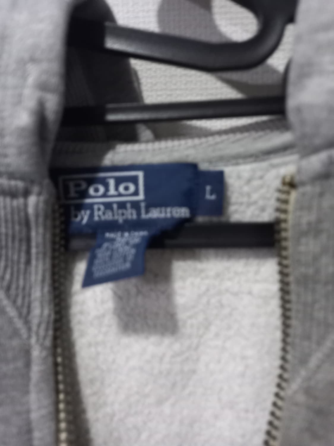 폴로 POLO 빅포니 그레이 후드집업 100/L 상품이미지3