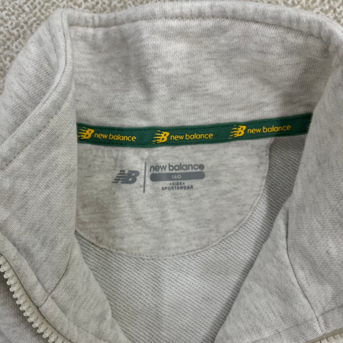 160 뉴발란스 여성 키즈 집업 자켓 0126M 상품이미지2