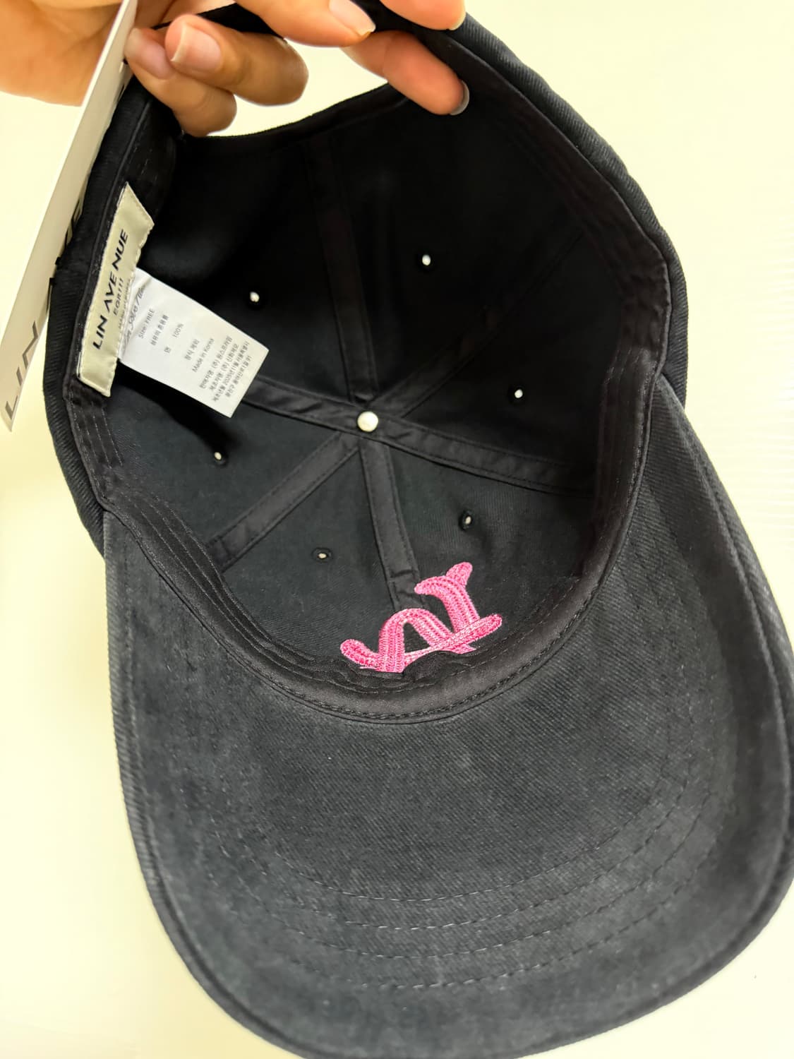 린에비뉴 LA 스티치 볼캡 새상품 상품이미지5