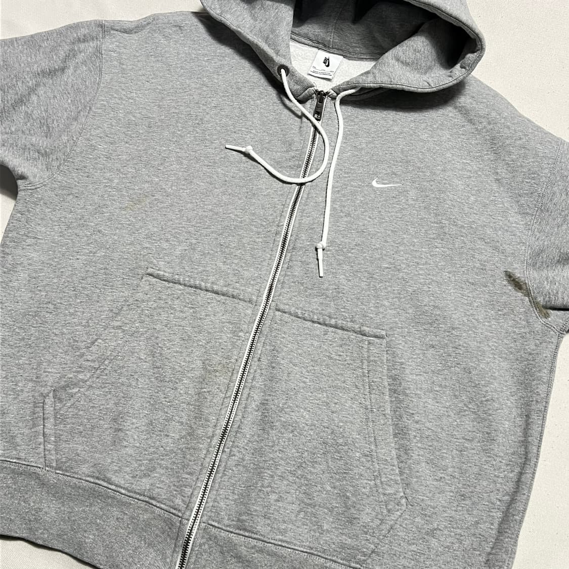 XXL 나이키 그레이 후드 집업 상품이미지6