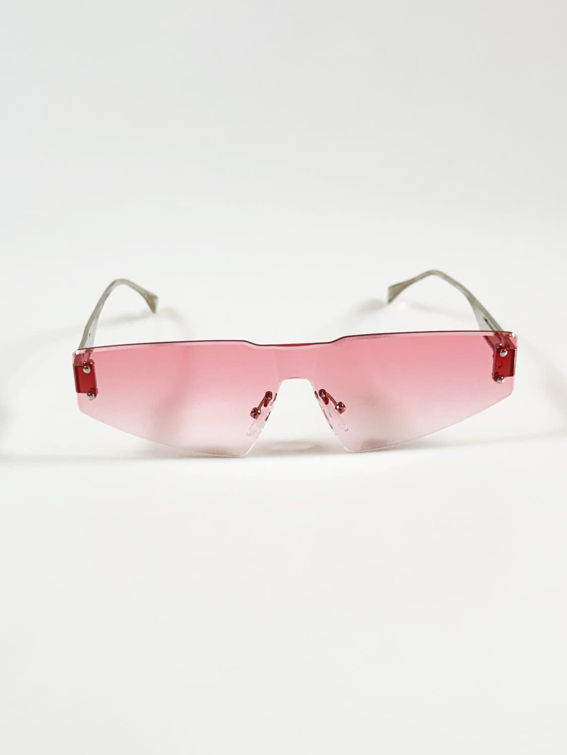 무테 스퀘어 쉴드 고글 프레임 빈티지 틴트 선글라스 상품이미지2