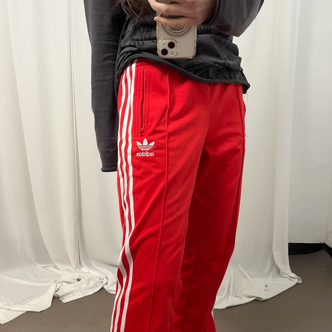 Adidas Red Firebird Track Pants 상품이미지3