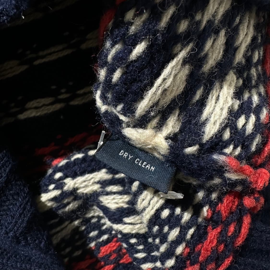 폴로 랄프로렌 노르딕 패턴 숄더 버튼 울 핸드 니트 상품이미지7