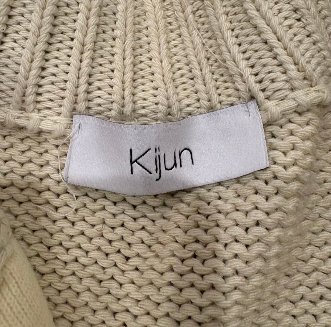 [유우시착용]KUJUN 기준 래글런 니트집업 자켓 상품이미지2