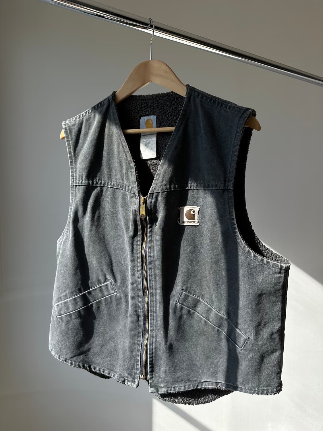 00s Carhartt Sherpa Lined Work Vest 상품이미지1