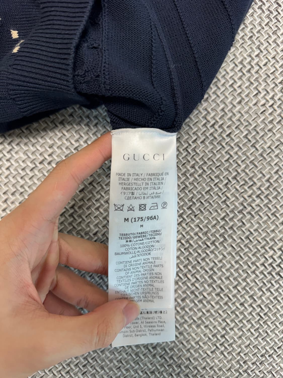 구찌 gg 니트 반팔 티셔츠 상품이미지8