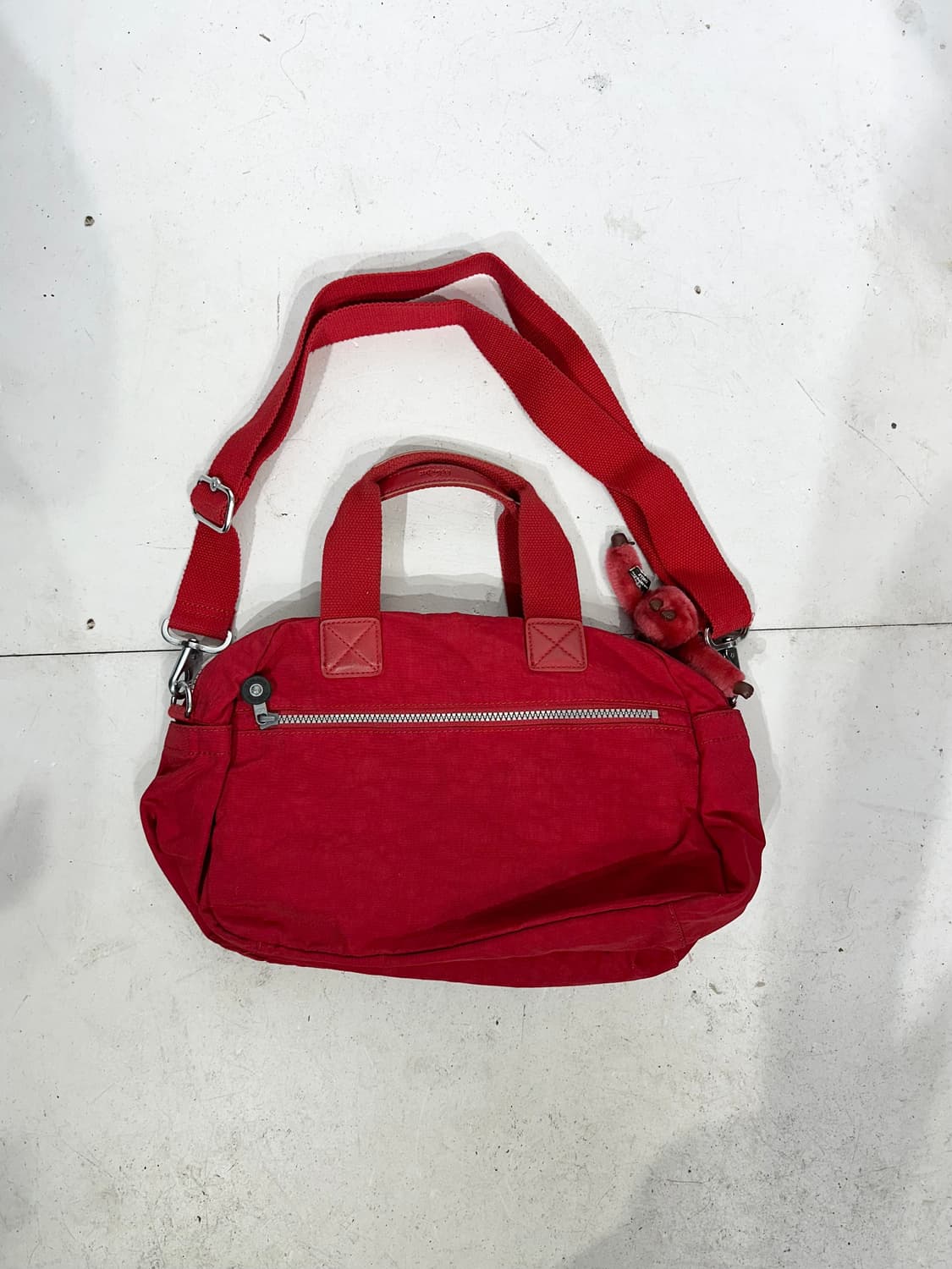 키플링 y2k 레드 고릴라 토트백 미니 가방  상품이미지5