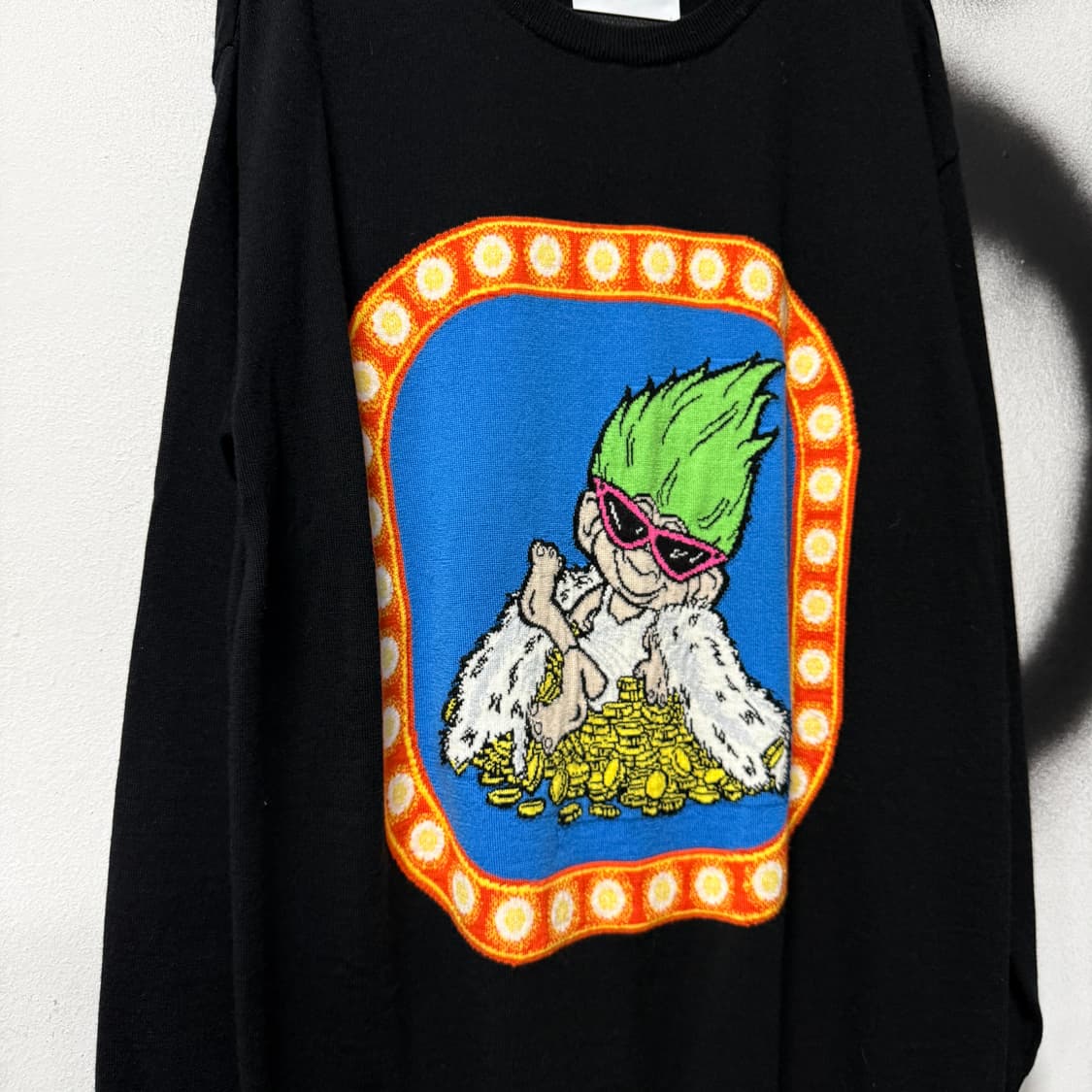 매장판 모스키노 굿 럭 트롤 캡슐 컬렉션 울100% 니트 원피스 상품이미지3