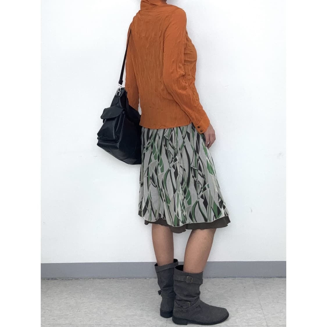 빈티지 플리츠 블라우스 상품이미지3