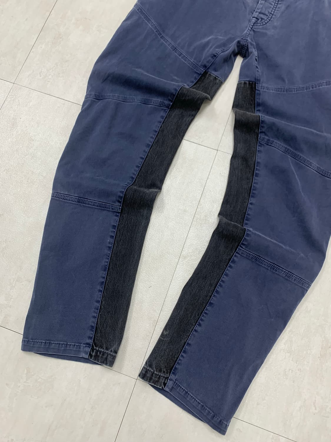 locorsocomo 네이비 배색 코튼 팬츠 #434 상품이미지3