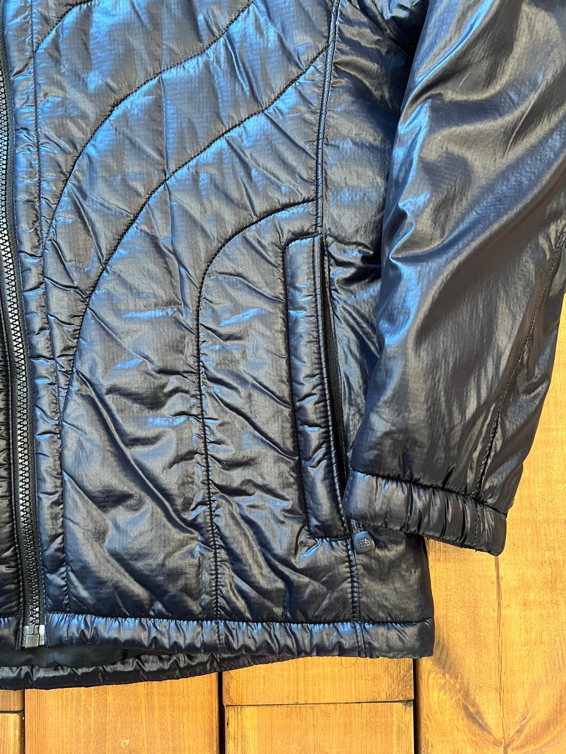 노스페이스 블랙 퀄팅 패딩 상품이미지9